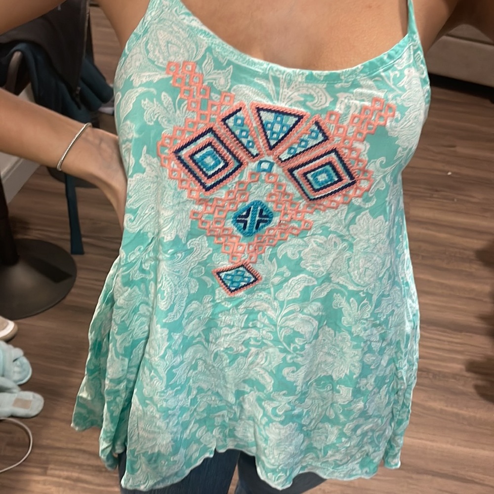 Embroidered Tank